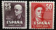 España: Año. 1947 - Aéreos. Serie, CPTA. 2/Val. ( Falla Y Zuloaga ) Número De Control Al Dorso. Dent. 9 - 3/4 X 10 -1/2 - Nuevos