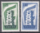 Italy Republic 1956 Europa CEPT Sassone#803-804 Mi#973-974 Mint Never Hinged - 1956