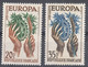 France 1957 Europa CEPT Mi#1157-1158 Mint Never Hinged - 1957