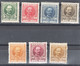 Denmark 1907 King Frederik Mi#53-59 Mint Hinged - Unused Stamps