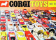 ► Carte Postale Publicité - CORGI Toys 1971/1972 - Batmobile  Aston Buggy Ferrari .......  - Reproduction - Advertising - All Brands