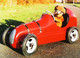 ► Carte Postale Publicité - Voiture Pathfinder  Pedal Teddy Bear Car 1949 - Voiture à Pédales   - Reproduction - Advertising - All Brands