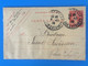 Timbre Type Semeuse 10c Oblitéré Entiers Postaux Enveloppe Repiquage1914 La Rochelle-☛Saint-Savinien 17 Char Marcophilie - Buste Ristampe (ante 1955)