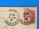 Timbre Type Semeuse 10c Oblitéré Entiers Postaux Enveloppe Repiquage1914 La Rochelle-☛Saint-Savinien 17 Char Marcophilie - Enveloppes Repiquages (avant 1995)