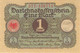 Delcampe - 1 Mark 1920 Deutsche Reichsbanknote AU/EF (II)  Darlehenskassenschein - 1 Mark