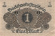 1 Mark 1920 Deutsche Reichsbanknote AU/EF (II)  Darlehenskassenschein - 1 Mark