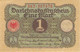 1 Mark 1920 Deutsche Reichsbanknote AU/EF (II)  Darlehenskassenschein - 1 Mark