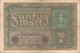 50 Mark 1919 Reichsbanknote VF/F (III) - 5 Mark