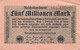 5 Mio Mark 1923 Deutsche Reichsbanknote VG/G (IV) - 5 Miljoen Mark