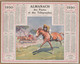 Calendrier Almanach Des Postes Et Télégraphes Oberthur Année 1930 "Les Courses Autrefois" Chevaux Horse (2 Scans) - Grossformat : 1921-40