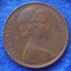 AUSTRALIA - 2 Cents 1966 Frill-necked Lizard KM# 63 Bronze - Edelweiss Coins - Zonder Classificatie
