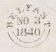 Delcampe - Ireland Antrim 1840 Sunday School Wrapper Clear "P.PAID" Of Ballyclare, Backstamped Undated Circular BALLYCLARE - Vorphilatelie