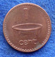 FIJI - 1 Cent 1994 KM#49a Elizabeth II Decimal Coinage (1971) - Edelweiss Coins - Fiji