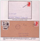 2F20 2376 LIBERTE 4 Lettres Avec Annulations Peu Communes - Covers & Documents