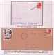 2F20 2376 LIBERTE 4 Lettres Avec Annulations Peu Communes - Briefe U. Dokumente