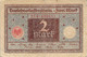2 Mark 1920 Deutsche Reichsbanknote VG/G (IV) Darlehenskassenschein - 2 Mark