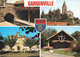 78 Gargenville Carte 4 Vues Lavoirs Eglise Mairie CPM Cachet Gargenville 1986 - Gargenville