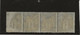 TYPE SAGE N° 83 BANDE DE 4 NEUF -1 TIMBRE CHARNIERE, LES AUTRES XX .TB ANNEE 1877-COTE : 44€ - 1876-1898 Sage (Type II)