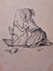 Curiosa Circa 1900  DESSIN ORIGINAL ENCRE - Zeichnungen