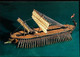 ►  Carte Postale   Maquette Hangars à Navire De Guerre De Massalia Exposition 2001 Marseille - Boats