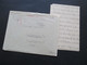 CSSR 1953 Bartaxe / Taxe Percue Stempel Varnsdorf - Großschönau In Sachsen Brief Mit Inhalt - Cartas & Documentos
