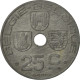 Monnaie, Belgique, 25 Centimes, 1946, TTB, Zinc, KM:132 - 10 Cent & 25 Cent
