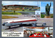 °°° Cartolina - Fiumicino Saluti Dall'aeroporto Vedute Viaggiata °°° - Fiumicino