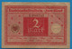 DEUTSCHES REICH 2 X 2 Mark	01.03.1920	Série # 1. 940741+42   P# 59	DARLEHENSKASSENSCHEIN - Administration De La Dette