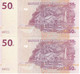 PAREJA CORRELATIVA DE EL CONGO DE 50 FRANCS DEL AÑO 2013 SIN CIRCULAR (BANK NOTE) UNCIRCULATED - República Del Congo (Congo Brazzaville)