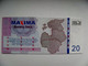 Banknote Lithuania 2004 Maxima Shop Expired With Hole 20 Litu Map - Litauen