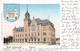 Bad Lausigk Rathaus  Wappen Der Stadt -  Silber- Und Goldfenster Mit Reflexionen - 1906 - Bad Lausick