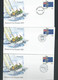 Australia 1983 30c America's Cup PSE X 8 , 7 Are FDI Cancels , Many Special Postmarks - Otros & Sin Clasificación