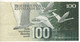 FINLAND   100 Markkaa   P115      1986   Jean Sibelius On Front  -  Swans On Back - Finnland