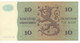 FINLAND   10 Markkaa   P111      1980   Juho Kusti Paasikivi On Front  -  Arms On Back  UNC - Finnland