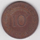 Jeton Token GRAND PIER 10 PENCE WESTON-S-MARE, En Laiton - Monétaires/De Nécessité