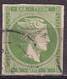 GREECE White Spot On Top On 1880-86 LHH Athens Issue On Cream Paper 5 L Green Vl. 69 - Varietà & Curiosità