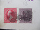 USA 1895 Michel Nr. 62 Und 67 MiF Einschreiben Registered Jul 1 1895 Detroit Mich. Violetter Nummernstempel - Briefe U. Dokumente