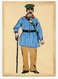 Métier. Poste Et Facteur Rural En Costume D'époque Sous Le Second Empire (1862) - Poste & Facteurs