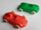 Lot 2 Petites Voitures En Plastique Rigides Années 1960 - Werbemodelle - Alle Marken