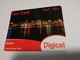 CURACAO NAF 10,- DIGICEL FLEX CARD  WILLEMSTAD BY NIGHT (ROUND CORNERS)   16/12/2014   ** 4259** - Antillen (Nederlands)