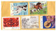 (BB 24 Large) On Paper - Technology M/s + 8 (un-cancelled By PO) Stamps - Feuilles, Planches  Et Multiples