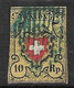 CH   Suisse  N° 15 Rayon  I I  Oblitéré       AB / B   Aspect   B/TB     - 1843-1852 Poste Federali E Cantonali