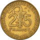 Monnaie, West African States, 25 Francs, 1975, TB+, Aluminum-Bronze, KM:5 - Côte-d'Ivoire