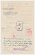 Red Cross Form WWII Dordrecht The Netherlands - GB / UK 1943 - Storia Postale