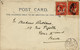 1905- Post Card " Giant Tree House, GIPPSLAND  Fr. Queensland Stamps + French Mar. Octog. Postmark - Covers & Documents