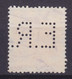 Denmark Perfin Perforé Lochung (E23) 'E.R.' Ernæringsrådet (The Nutrition Council), København Chr. X. Stamp (2 Scans) - Variedades Y Curiosidades