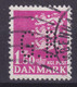 Denmark Perfin Perforé Lochung (G07) 'G.B.' Gyldendalske Boghandel, København Book Store Buchhandlung (2 Scans) - Variétés Et Curiosités