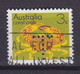 Australia Perfin Perforé Lochung 'T' Tasmania 1973 Mi. 528, 13c. Coral Crab (2 Scans) - Perfins