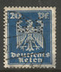 GERMANY. 20pf PERFIN GS. USED. - Other & Unclassified