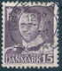 C0842 Denmark Personality Royalty King Head-of-State Perfin Used - Perforés